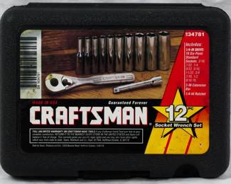 1479 - Craftsman 12pc Socket Wrench Set
