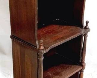 3081 - Mahogany What Not Shelf - 48 x 18 x 8
