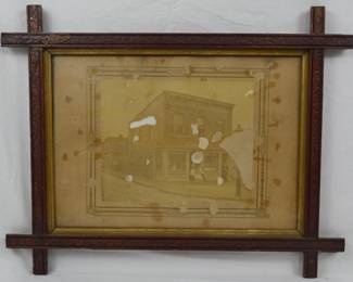 1382 - Criss Cross Frame 15x9
