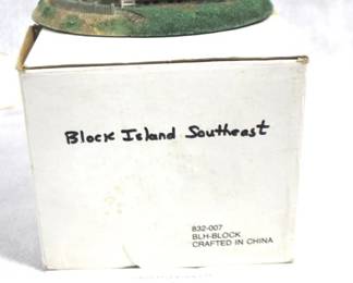 5193 - Danbury Mint Block Island Lighthouse w/ Box
