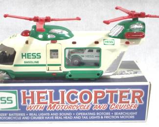 8414 - 2001 Hess Helicopter, Motorcycle & Cruiser in Box
