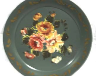 5084 - Toleware Tray - 20" Round
