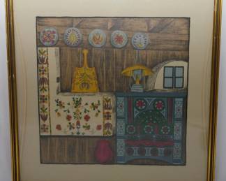 1399 - Unsigned Framed Print 16x16
