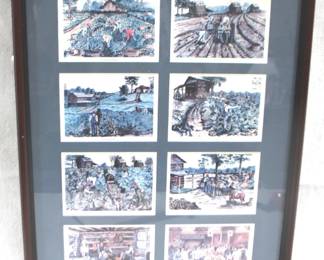 8477 - Tobacco "Our Heritage" Framed Print - 16" x 23"
