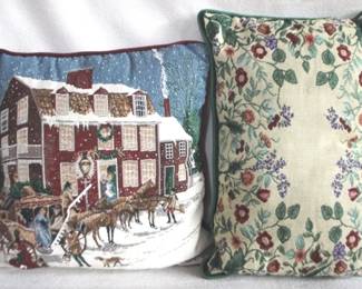 7655 - 2 Throw Pillows - 15" x 15"
