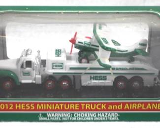 8420 - 2012 Hess Miniature Truck & Plane in Box

