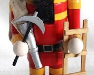 7700 - Fireman Nutcracker - 14" Tall
