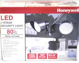 5232 - Honeywell LED 2 Stage Security Light You are buying a used as-is electric/electronic item. We do not guarantee all components are present, and if it is not expressly stated, it is untested.

