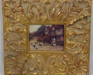 1385 - Hunt Scene in Frame 11x12
