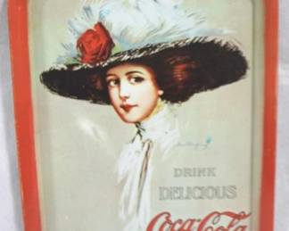 5017 - Coca Cola Metal Serving Tray - 14.5" x 10.5"
