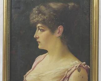 1373 - Signed Oil on Board Frame 15x12
