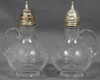 192 - Pair Cambridge Chantilly Salt & Peppers 4"
