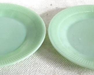 7868 - 2 Jadeite Plates - 9" Round
