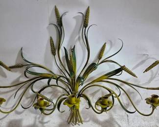 3299 - Vintage Metal Wall Sconce 22 x 36
