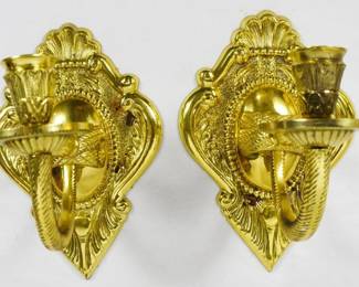 2 - Pr Wall Candle Sconces 8"

