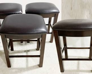 3104 - 4 Counter Height Stools - 24 x 19 x 15
