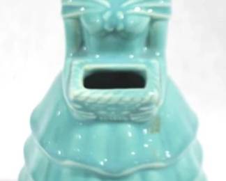 5051 - USA Pottery Woman Flower Holder - 9"
