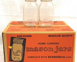 8633 - Long Life Mason Jars - Quart - Box of 12
