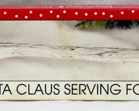 37 - Santa Claus Serving Fork in Box
