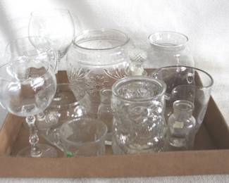 7964 - Lot of Assorted Glass Items
