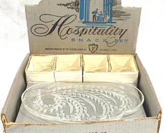 8628 - Federal Glass Hospitality Snack Set in Box
