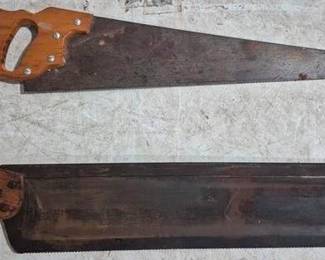 3298 - 2 Vintage 28" Saws
