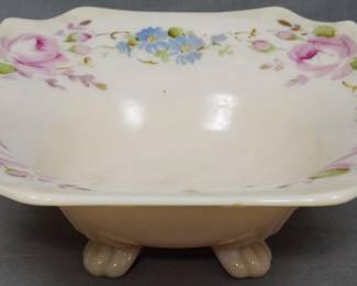 195 - Cambridge Crown Tuscan #3400 Bowl Charleton Hand Painted
