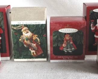 7705 - 6 Hallmark Christmas Ornaments
