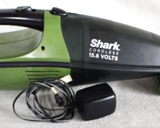 7764 - Shark Cordless Vacuum 15.6 Volts You are buying a used as-is electric/electronic item. We do not guarantee all components are present, and if it is not expressly stated, it is untested.
