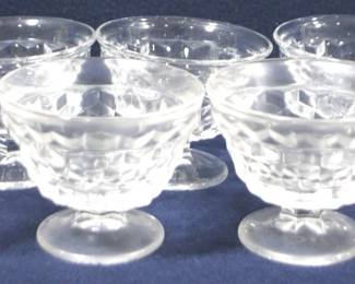 8527 - 8 Fostoria American Low Sherbets - 3.25"
