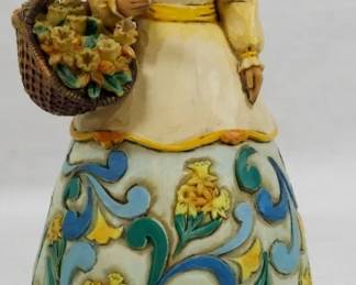 80 - Jim Shore March Angel Figurine 7"
