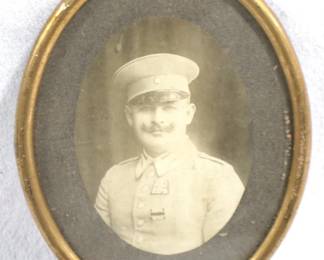 5242 - WWI German Soldier Framed Photo - 6" x 9"
