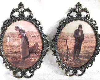 7750 - 2 Framed Prints - 17" x 12"
