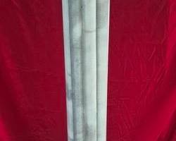 3287 - Marble & Brass Pedestal Stand 40 x 10 x 10
