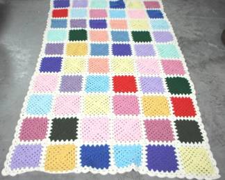 7679 - Afghan Blanket - 75" x 44"
