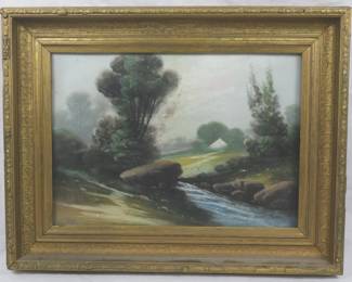 1392 - Artist Signed Framed Art 18x23
