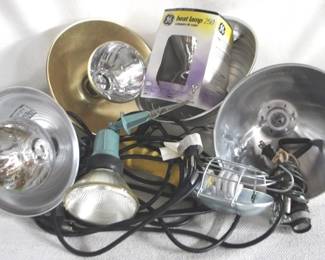 7648 - Lot of Heat Lamps & More You are buying a used as-is electric/electronic item. We do not guarantee all components are present, and if it is not expressly stated, it is untested.
