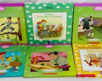 1644 - 6 Vintage Disney Books
