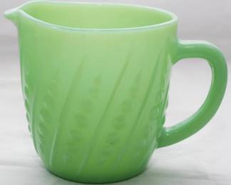 1596 - Jadeite Pitcher 4.5"
