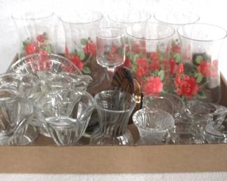 8034 - Lot of Glass Items
