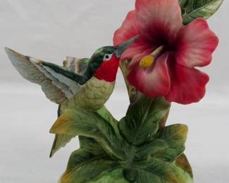 70 - Porcelain Hummingbird Figurine 5.5"
