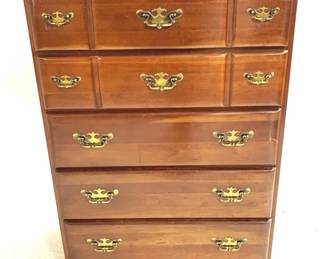 3060 - Kenlea Crafts 5 Drawer Cherry Chest 47" x 37" x 18"
