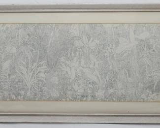 1381 - Unsigned Framed Art 8x16
