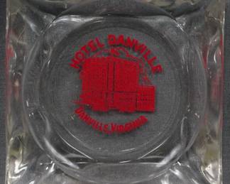 185 - Vintage Hotel Danville Ashtray 3.5x3.5
