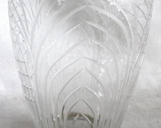 7906 - Metal / Glass Vase - 13" Tall
