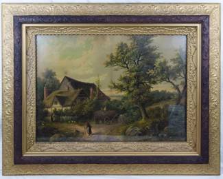 1568 - Beautiful Vintage Framed Print 31x39
