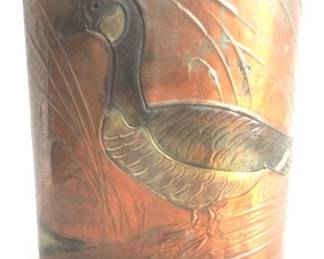 7724 - Metal Trash Can13.5" x 10" x 7.5"
