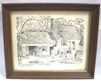 8497 - "The Blacksmith Shop" Print - 13" x 16"
