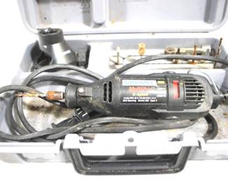5233 - Dremel Multi-Pro Rotary Tool w/ Case You are buying a used as-is electric/electronic item. We do not guarantee all components are present, and if it is not expressly stated, it is untested.
