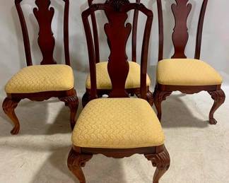 3216 - 4 Queen Anne Dining Chairs 44 x 21 x 21
